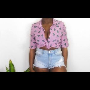 Pink Cactus Shirt.
